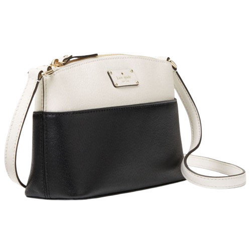 Kate Spade Crossbody Bag Sling Grove Street Millie Black Cream # WKRU4194