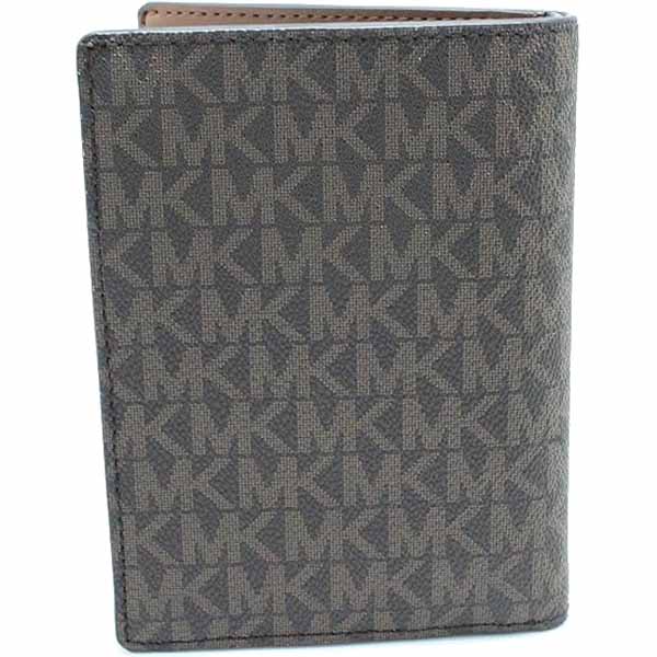 Michael Kors Jet Set Travel Travel Passport Wallet Brown # 35F2GTVN2B