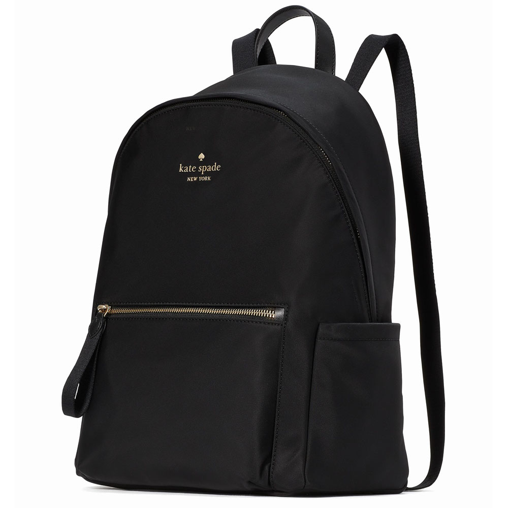 Kate Spade Chelsea Large Backpack Nylon Black # KC521D1