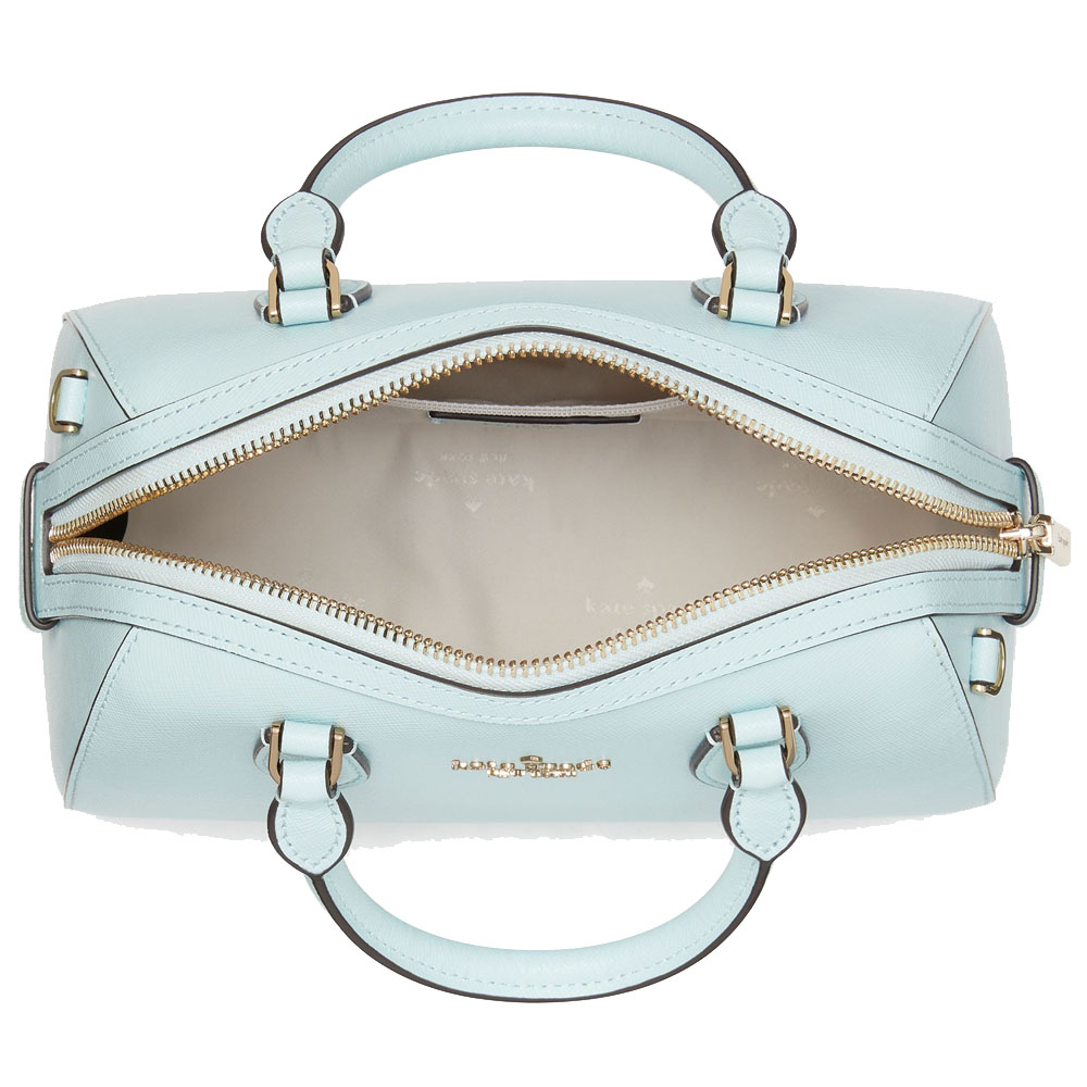 Kate Spade Crossbody Bag Sling Madison Saffiano Leather Duffle Crossbody Blue Glow # KF493