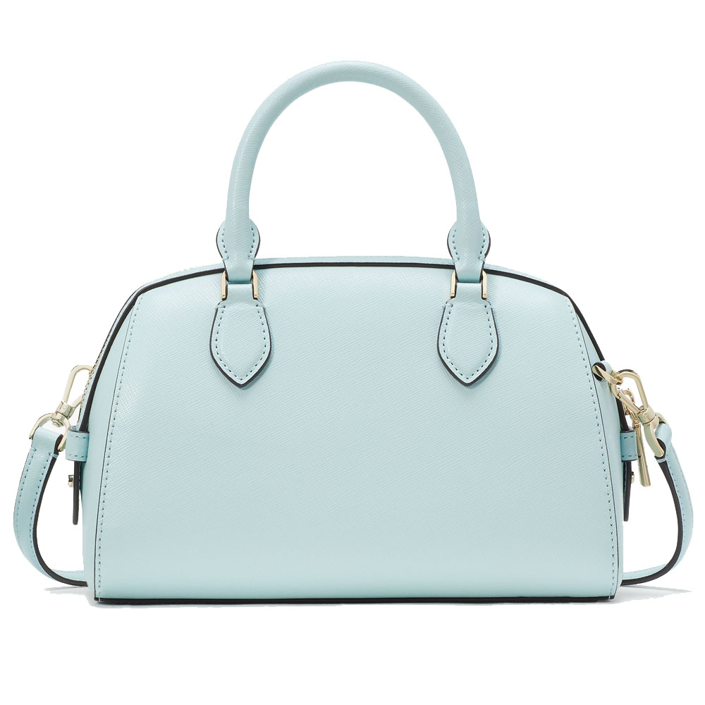 Kate Spade Crossbody Bag Sling Madison Saffiano Leather Duffle Crossbody Blue Glow # KF493