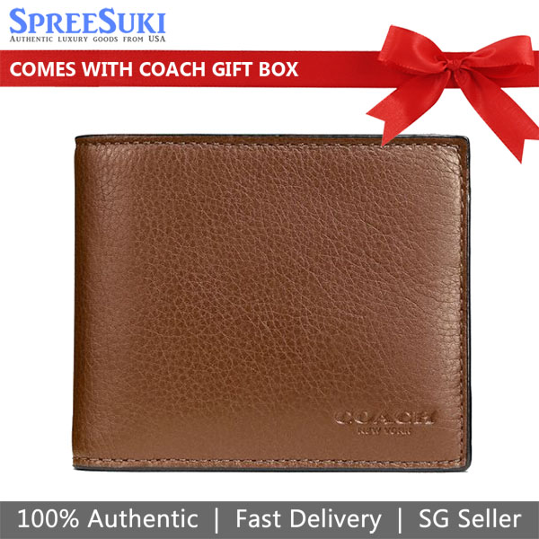 Coach 3 In 1 Sport Calf Dark Saddle Brown # CR911