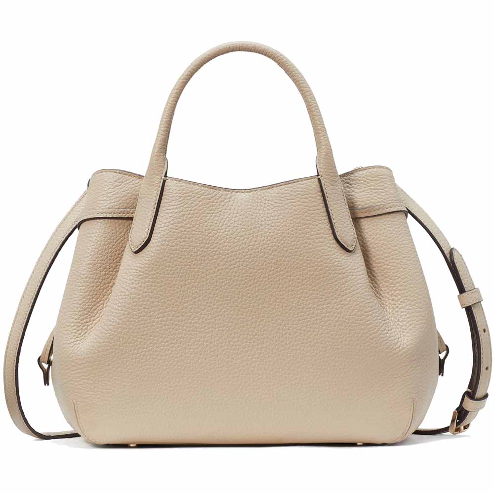 Kate Spade Crossbody Bag Sling Pebbled Leather Dumpling Small Satchel Light Sand Beige Nude # K8135