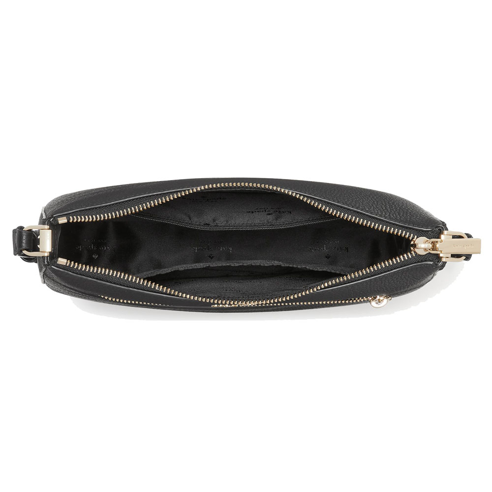 Kate Spade Lena Pebbled Leather Larg Black # KH431