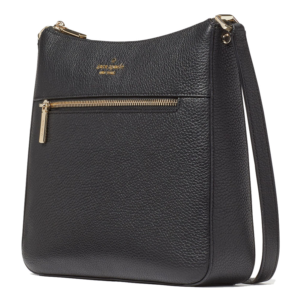 Kate Spade Lena Pebbled Leather Larg Black # KH431