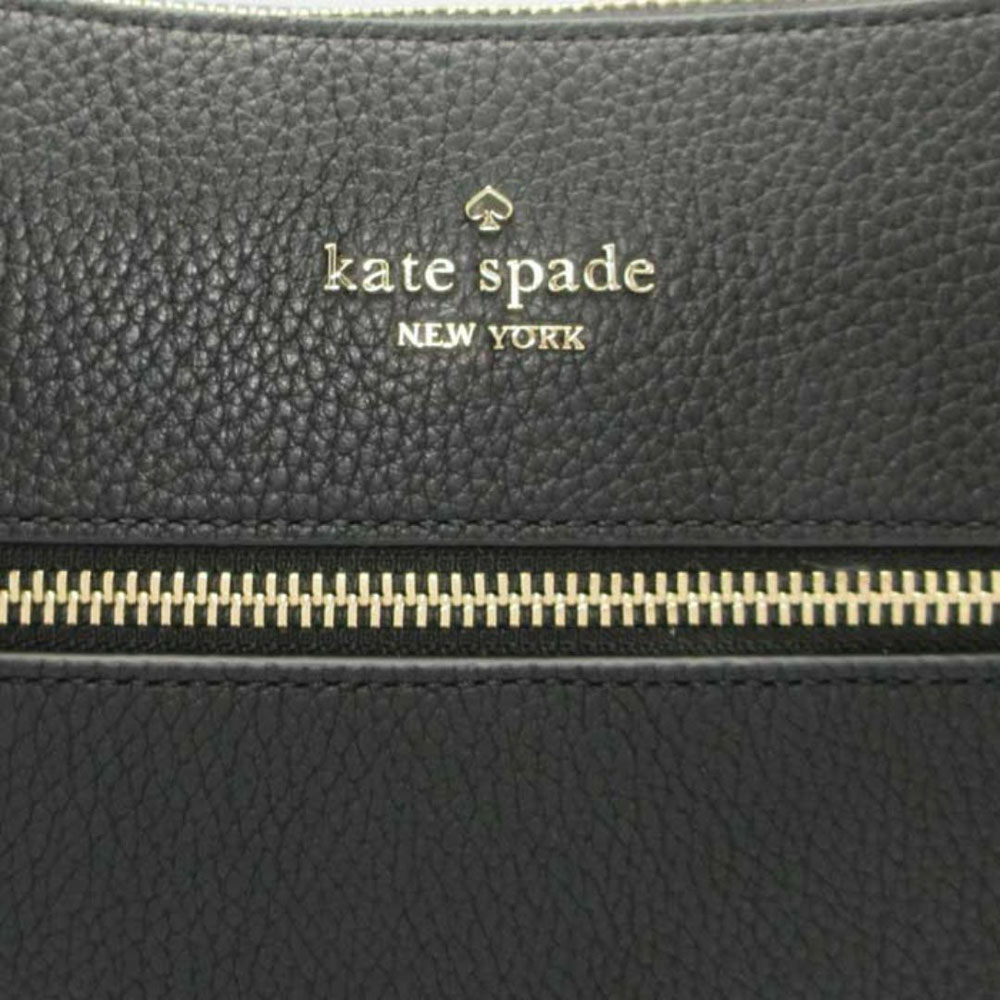 Kate Spade Lena Pebbled Leather Larg Black # KH431