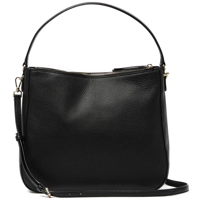 Kate Spade Jackson Double Compartment Shoulder Bag Black # WKRU5939D3