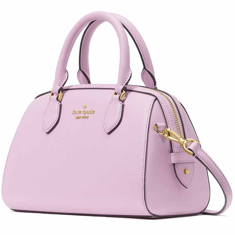 Kate Spade Madison Saffiano Leather Duffle Crossbody Bag Sling Berry Cream # KF493