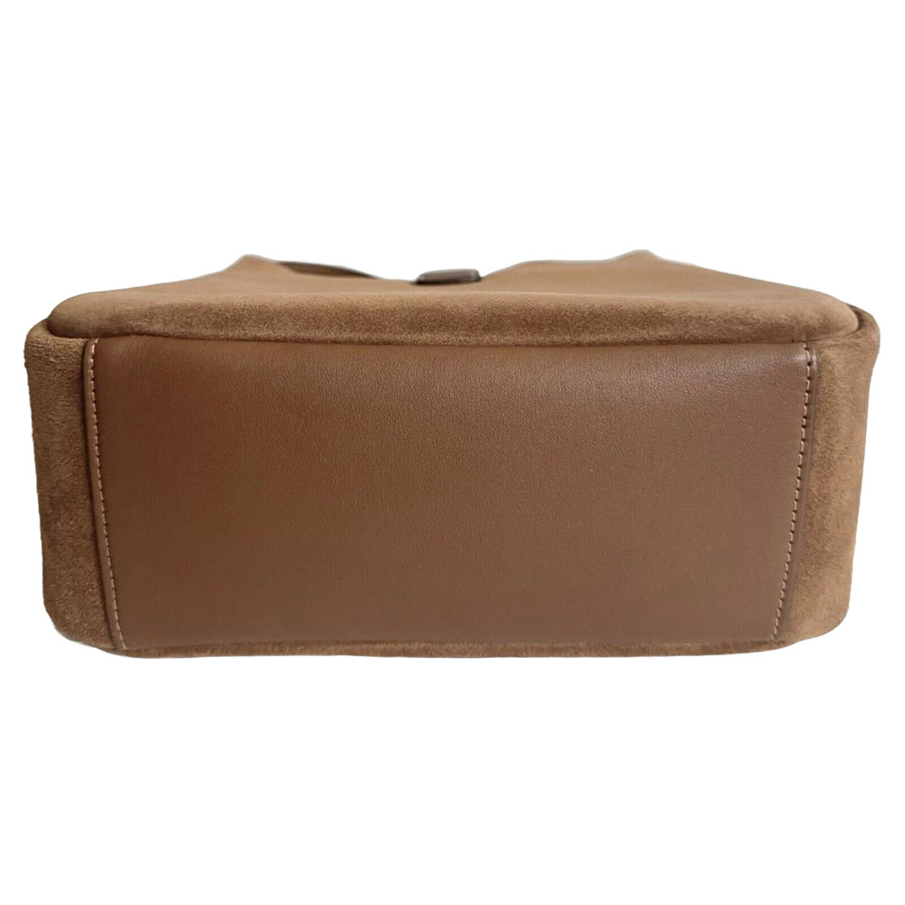 Coach Hadley Convertible Crossbody Bag In Suede Sienna # CW004