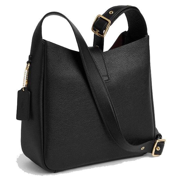 Coach Hadley Convertible Crossbody Bag In Suede Black # CW002