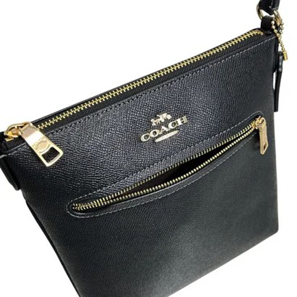 Coach Mini Rowan File Bag Black # CV405