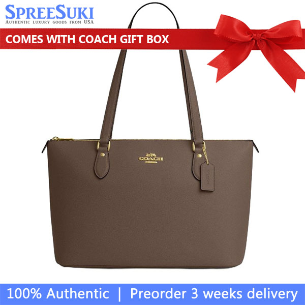 Coach Gallery Tote Bag Dark Stone # CV402