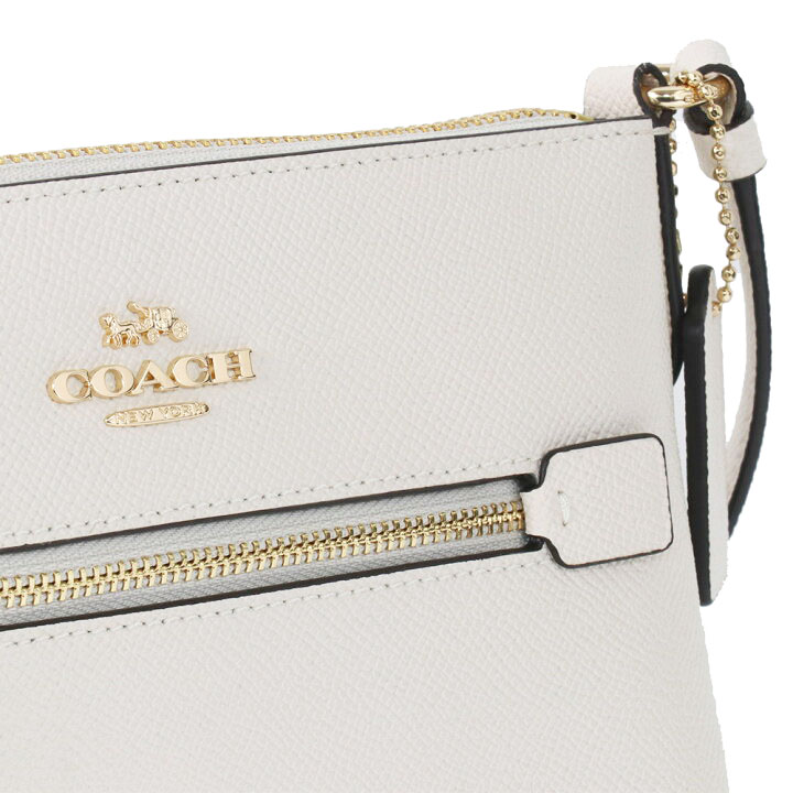 Coach Mini Rowan File Bag Chalk # CE871