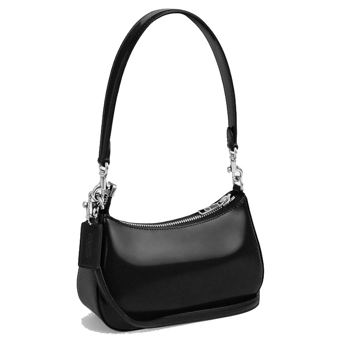 Coach Teri Mini Crossbody Bag Silver Black # CW310