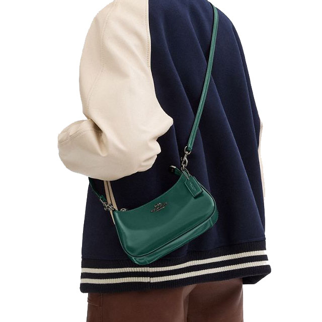 Coach Teri Mini Crossbody Bag Emerald Green # CW310