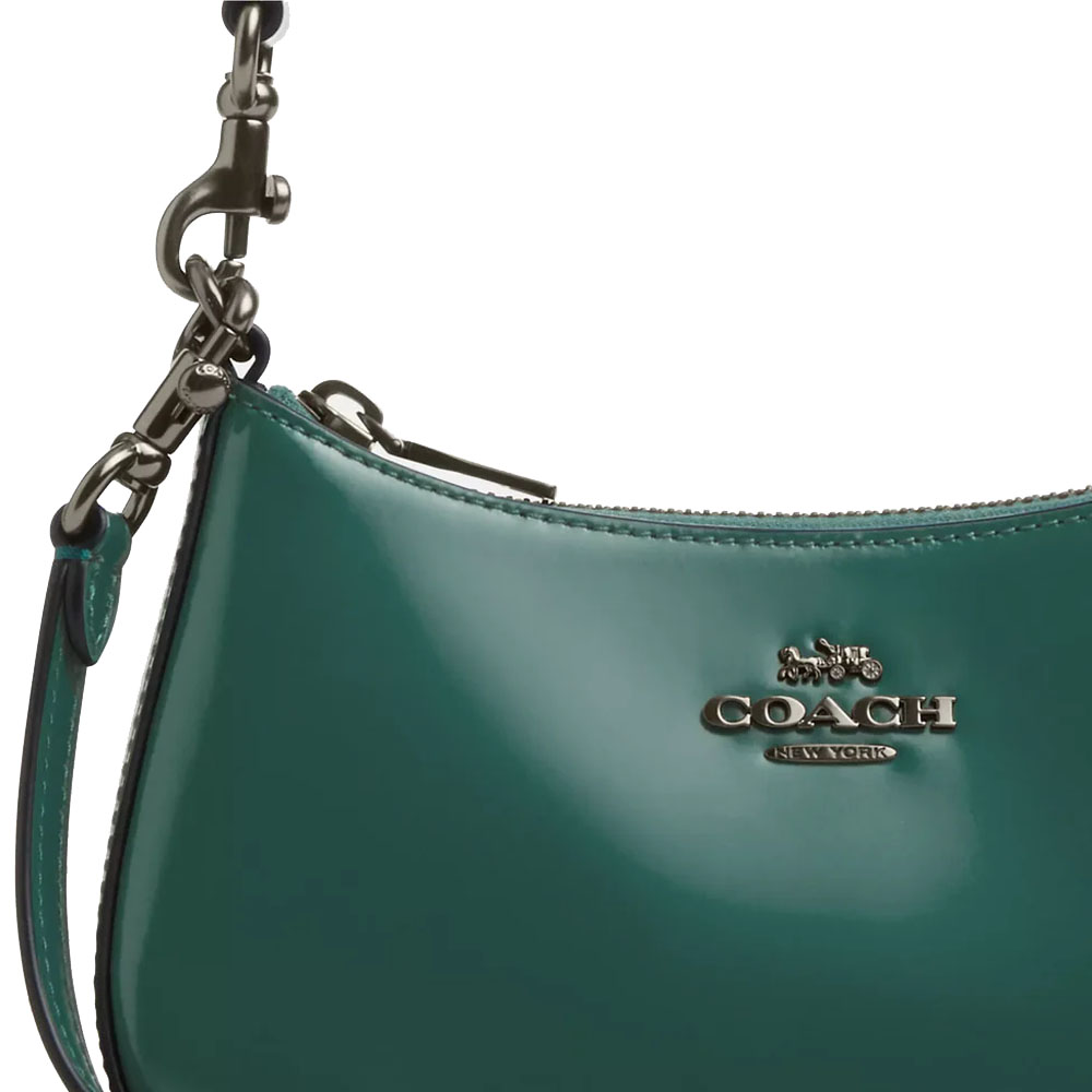 Coach Teri Mini Crossbody Bag Emerald Green # CW310