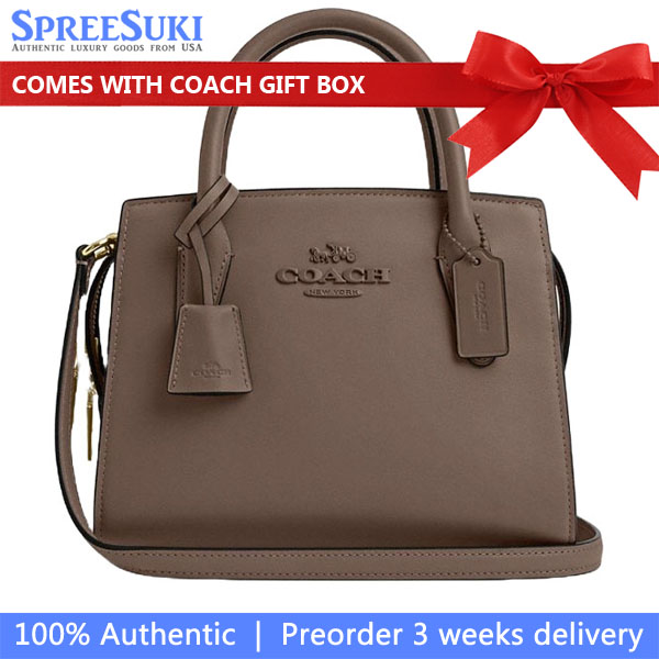 Coach Andrea Carryall Bag Dark Stone # CP081