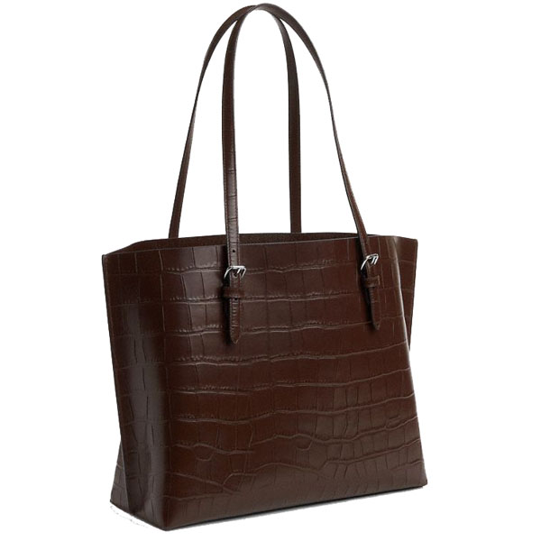 Coach Mollie Tote Bag Silver Maple # CW018