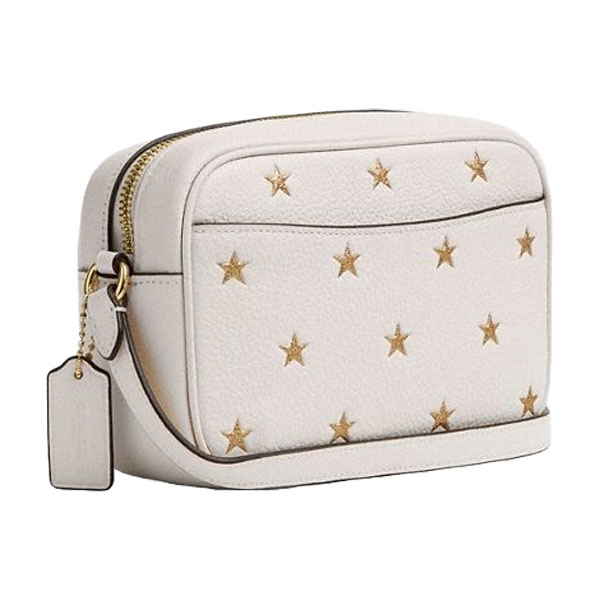 Coach Mini Jamie Camera Bag With Star Print Chalk Multi # CZ945