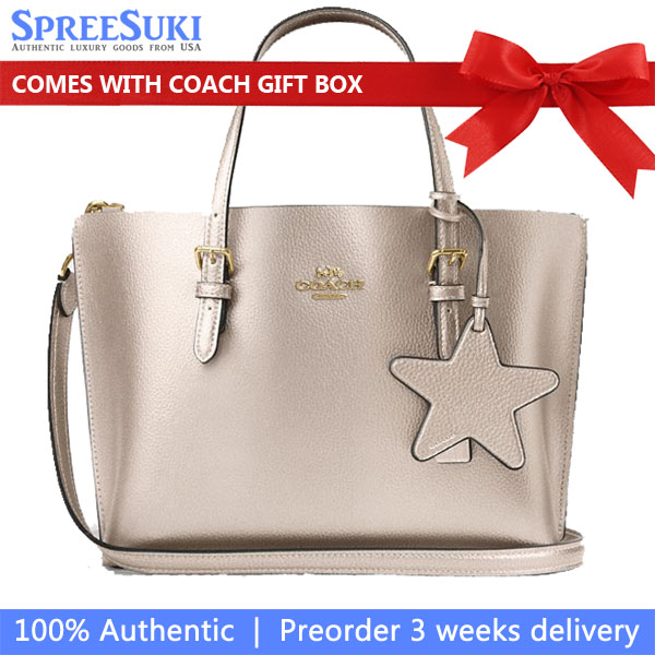 Coach Mollie Tote Bag 25 Light Champagne # CX253