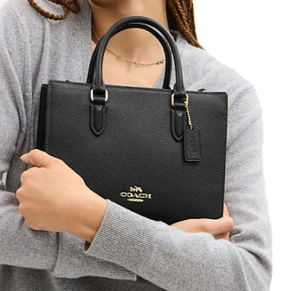 Coach Maggie Small Tote Bag Black # CY668