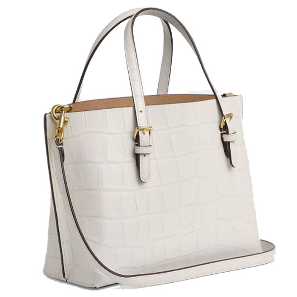 Coach Mollie Tote Bag 25 Chalk # CW017