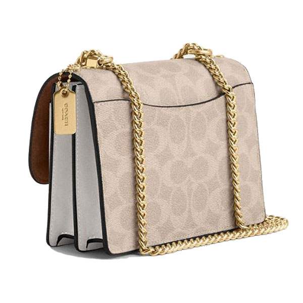 Coach Mini Klare Crossbody Bag In Signature Canvas Sand Chalk # CW206