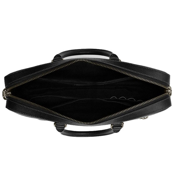 Coach Ethan Slim Brief Gunmetal Black # CR271