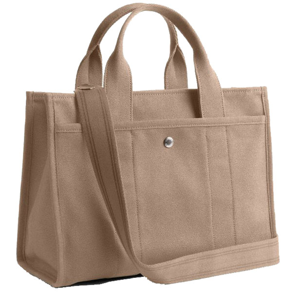 Coach Cargo Tote Bag Silver Dark Natural # CP158