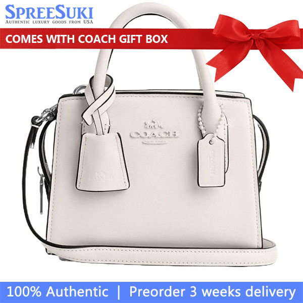 Coach Andrea Mini Carryall Silver Chalk # CO974