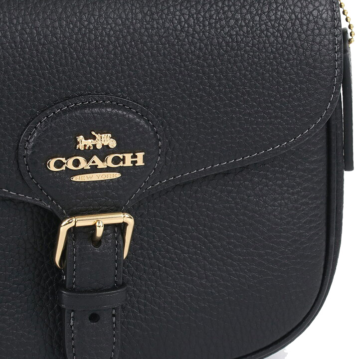 Coach Amelia Saddle Bag Black # CP107