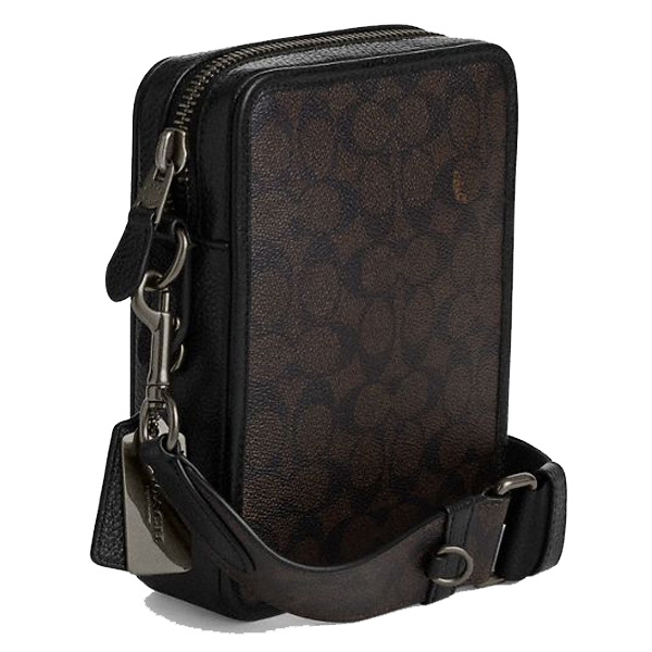 Coach Sullivan Crossbody In Signature Canvas Walnut / Black # CW388