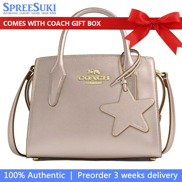 Coach Andrea Carryall Bag Light Champagne # CW024