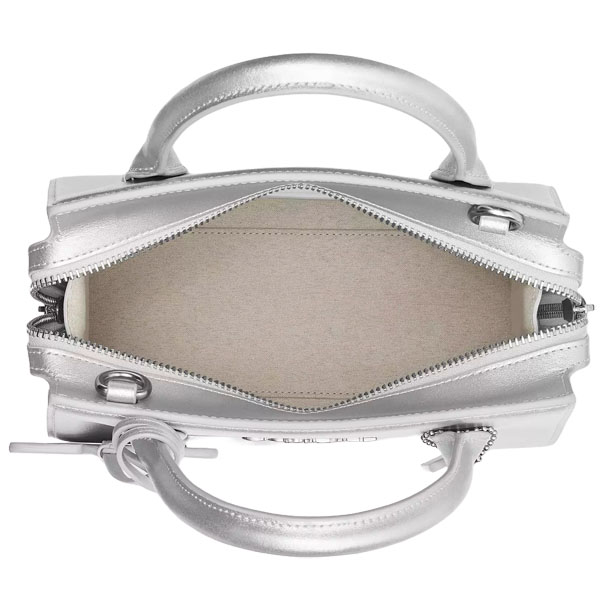 Coach Andrea Carryall Bag Silver Light Silver # CW024