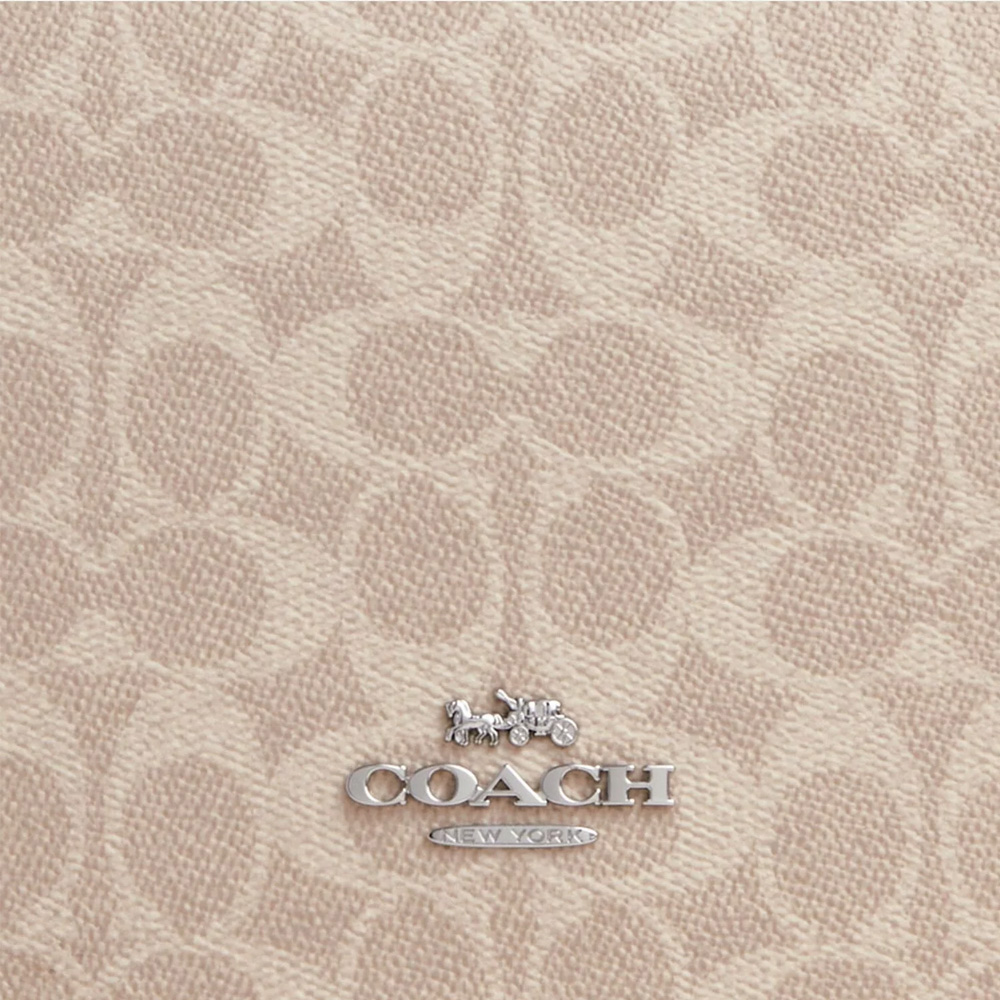 Coach Quinn Bag In Signature Canvas Silver Sand Taupe # CZ770