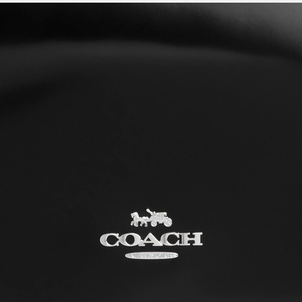 Coach Quinn Bag Silver / Black # CY657