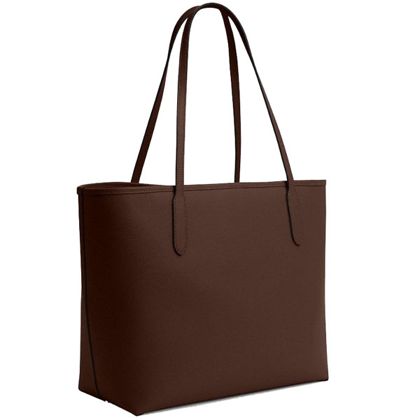 Coach City Tote Bag Silver Maple # CR111