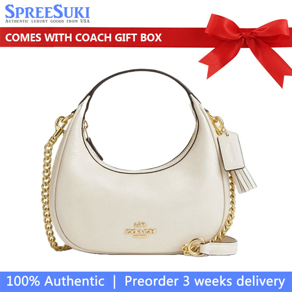 Coach Carmen Mini Crossbody Bag Pearl # CW036