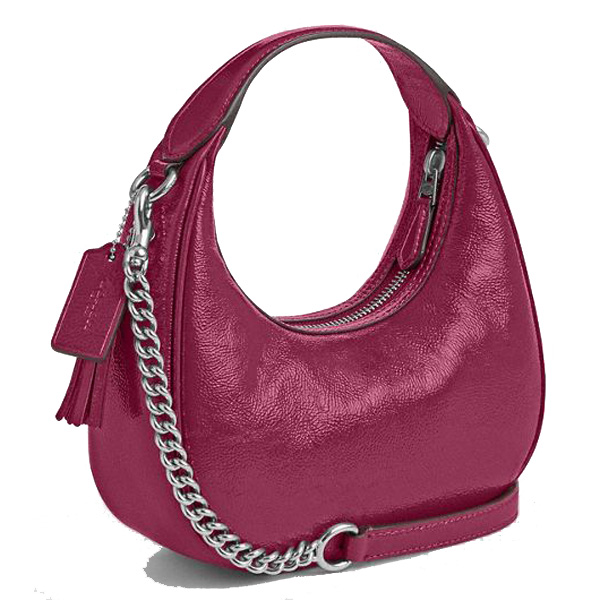 Coach Carmen Mini Crossbody Bag Silver / Pink # CW036