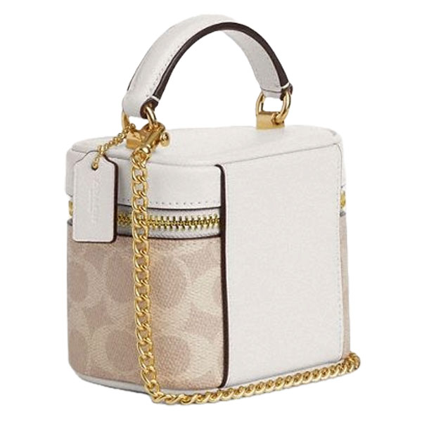 Coach Ava Crossbody Bag In Signature Canvas Sand Chalk # CY732