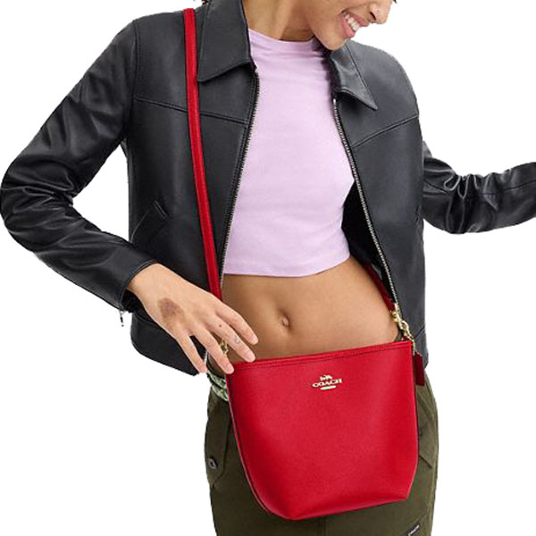 Coach City Bucket Bag Bold Red # CT801