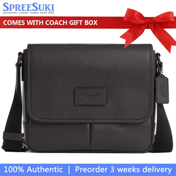 Coach Sprint Map Bag 25 Gunmetal Graphite # CY798