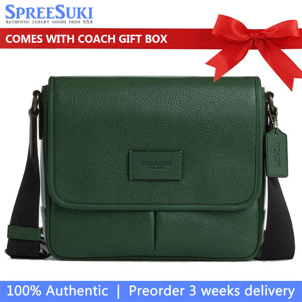 Coach Sprint Map Bag 25 Hunter Gree # CY798