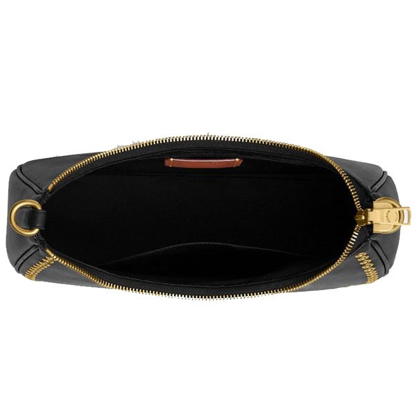 Coach Teri Hobo Bag With Grommets Brass Black # CY645