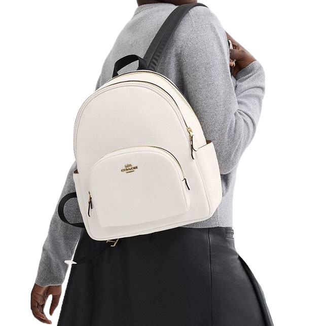 Coach Medium Court Backpack Chalk # 5666