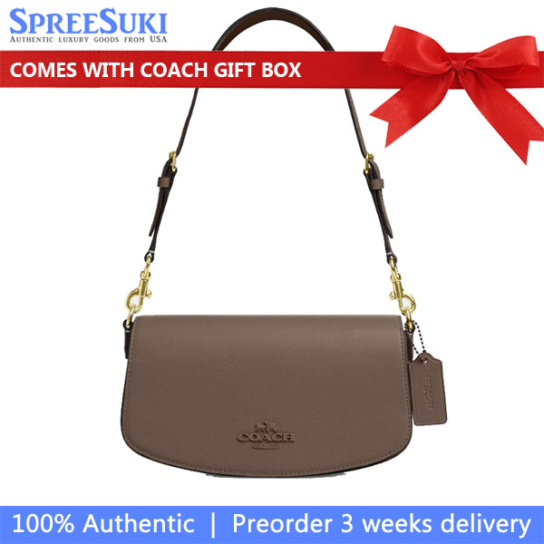 Coach Andrea Shoulder Bag Dark Stone # CT768