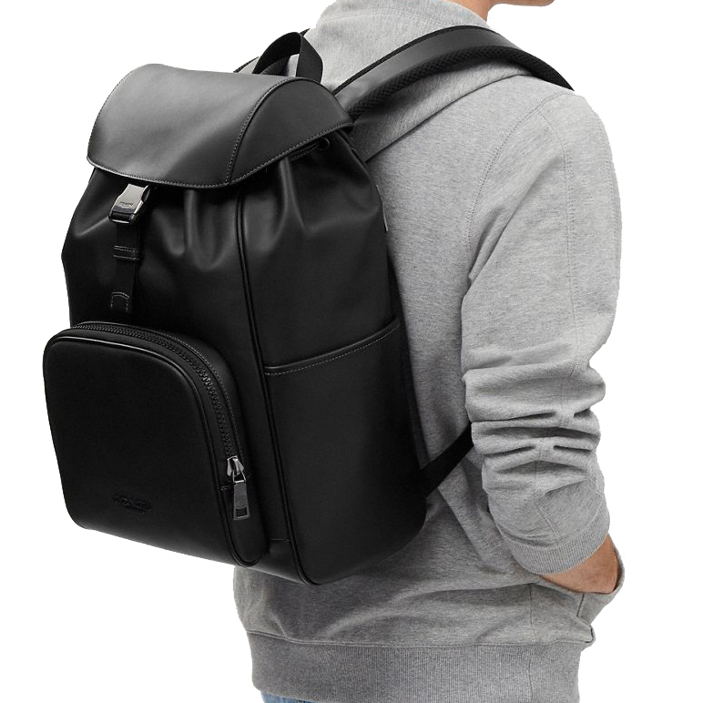 Coach Racer Backpack Gunmetal Black # CU112