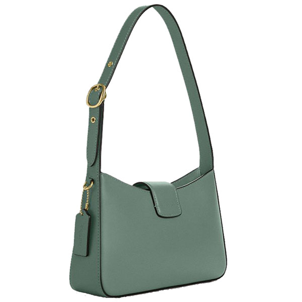 Coach Eliza Shoulder Bag With Zipper Closure Sage # CAA92