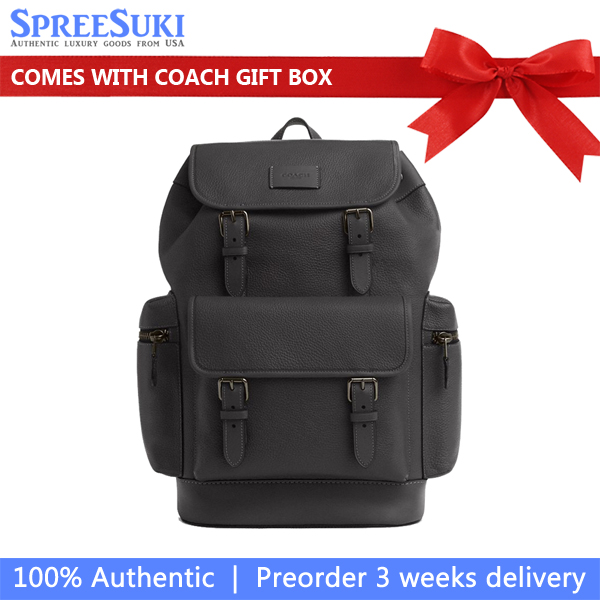 Coach Sprint Backpack Gunmetal Graphite # CT015