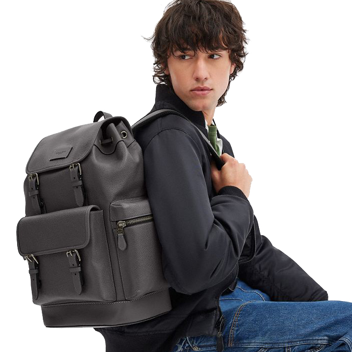 Coach Sprint Backpack Gunmetal Graphite # CT015